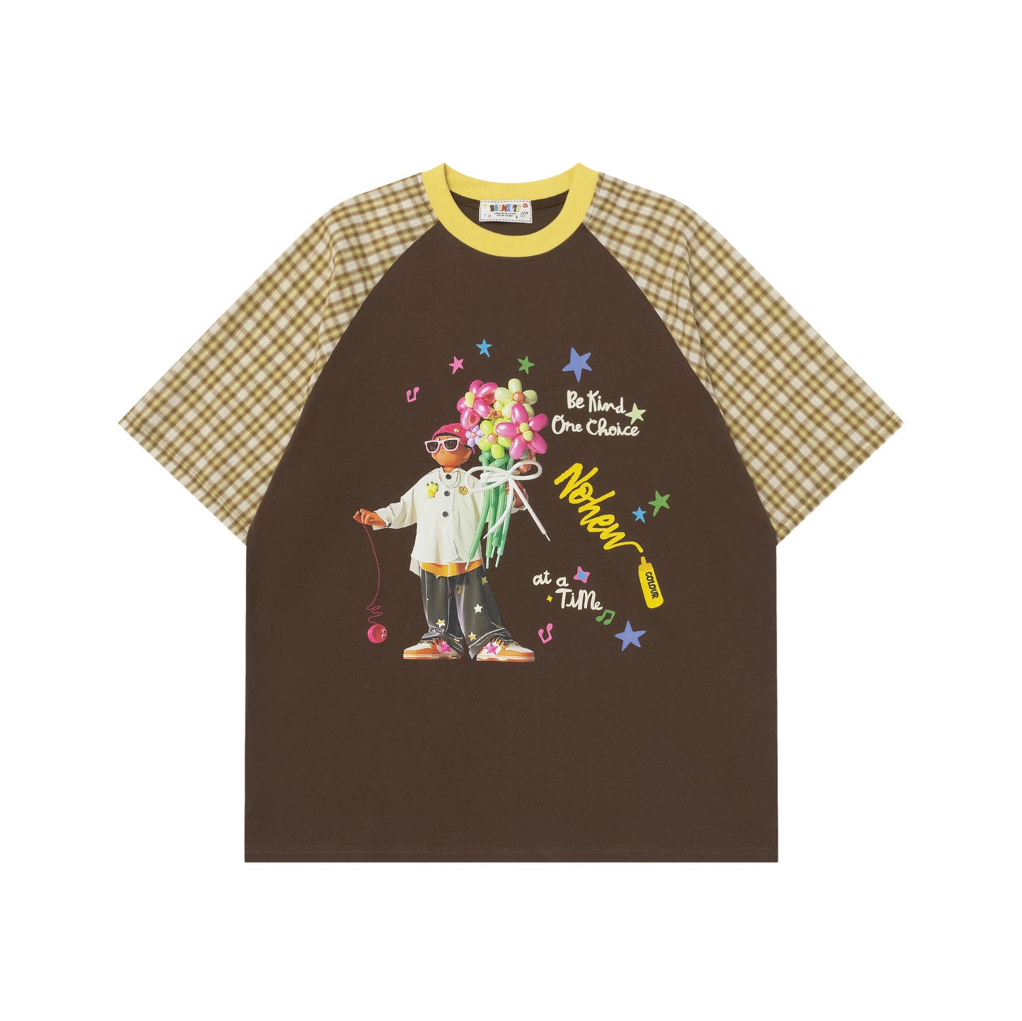 Character Printed Short Sleeve T-Shirt for Men