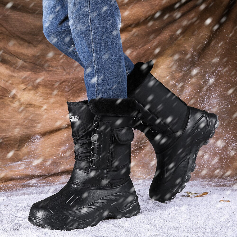 Men's Winter Waterproof Fishing Boots – Outdoor Sneakers