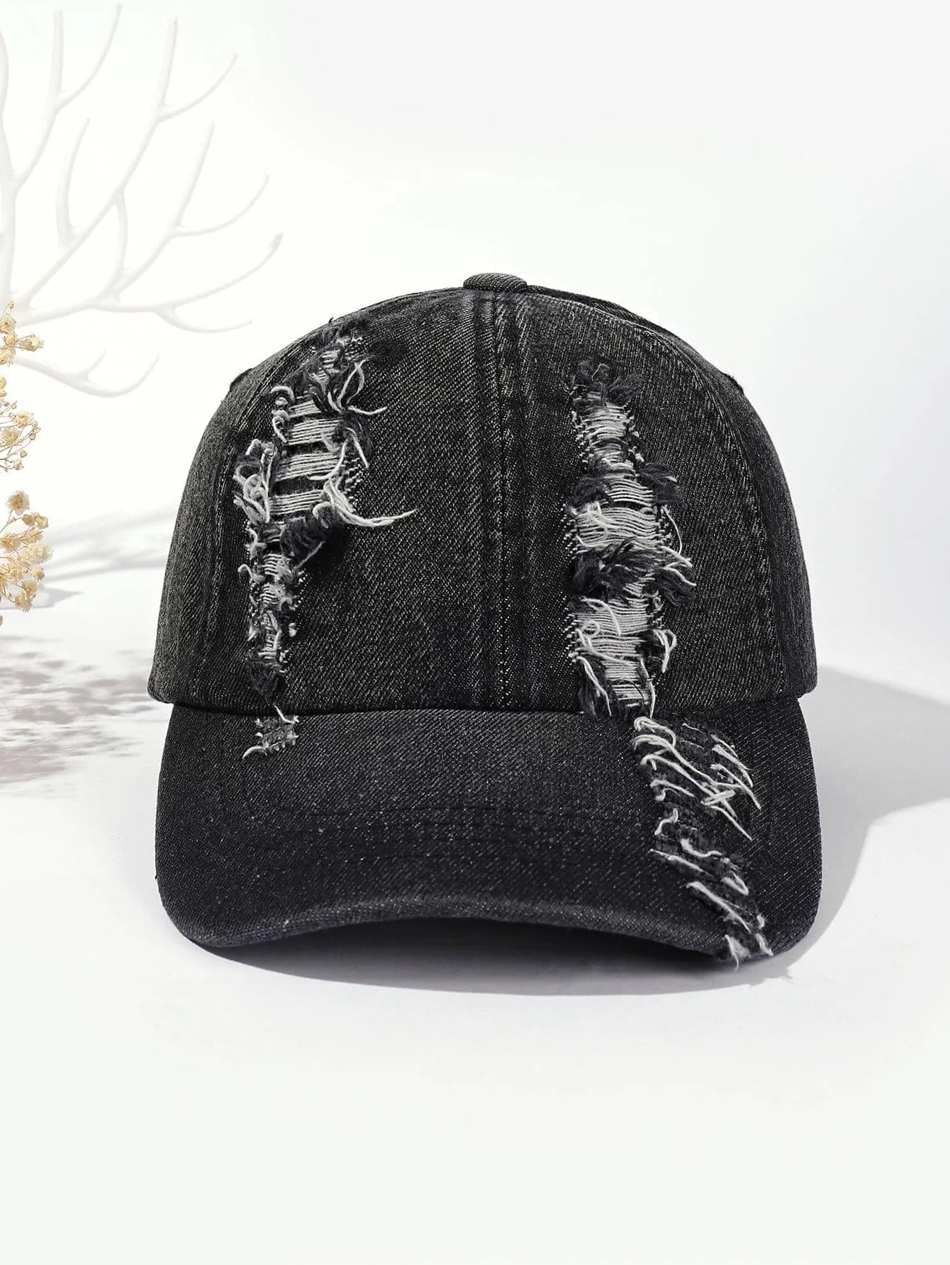 Vintage Washed Distressed Baseball Cap - Harajuku Style