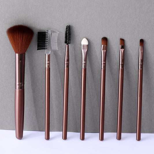 7 Pack Playful Makeup Brush Set for Creative Looks
