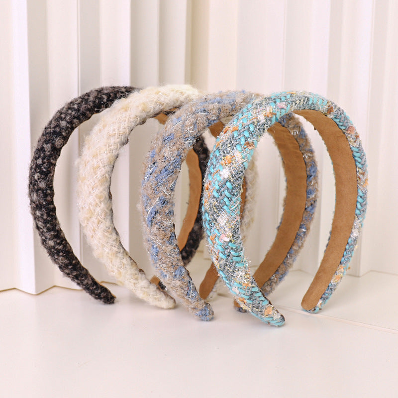 Woolen Cloth Sponge Headband & Hair Clip F663