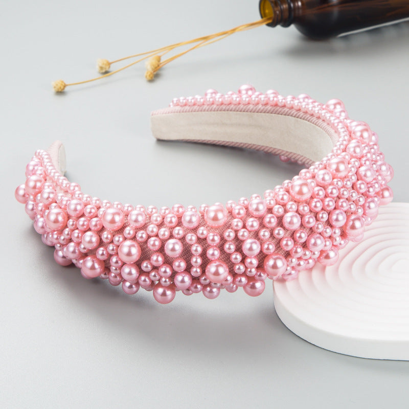 Baroque Pearl Hair Hoop Headband