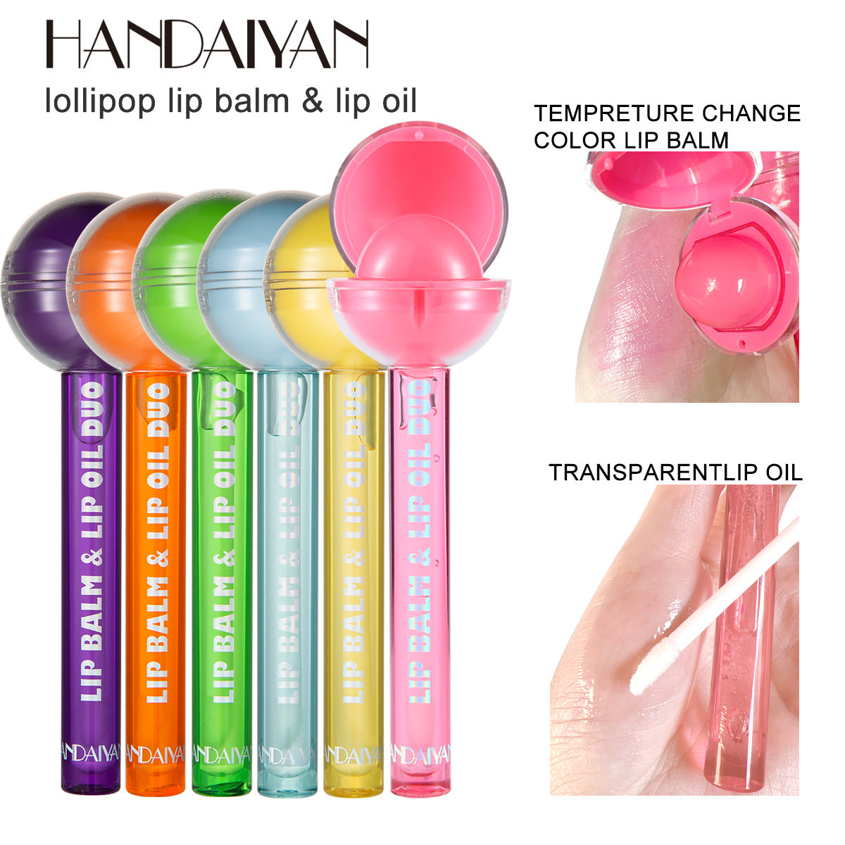 Color-Changing Lollipop Lipstick & Lip Oil Duo