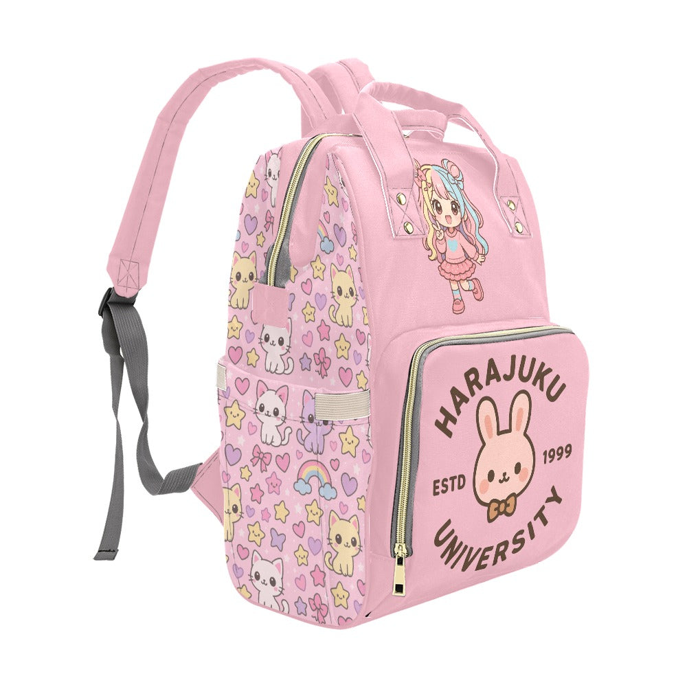 Harajuku University Multi-Function Backpack