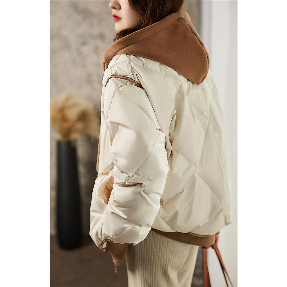Trendy Korean Slimming Hooded Padded Jacket