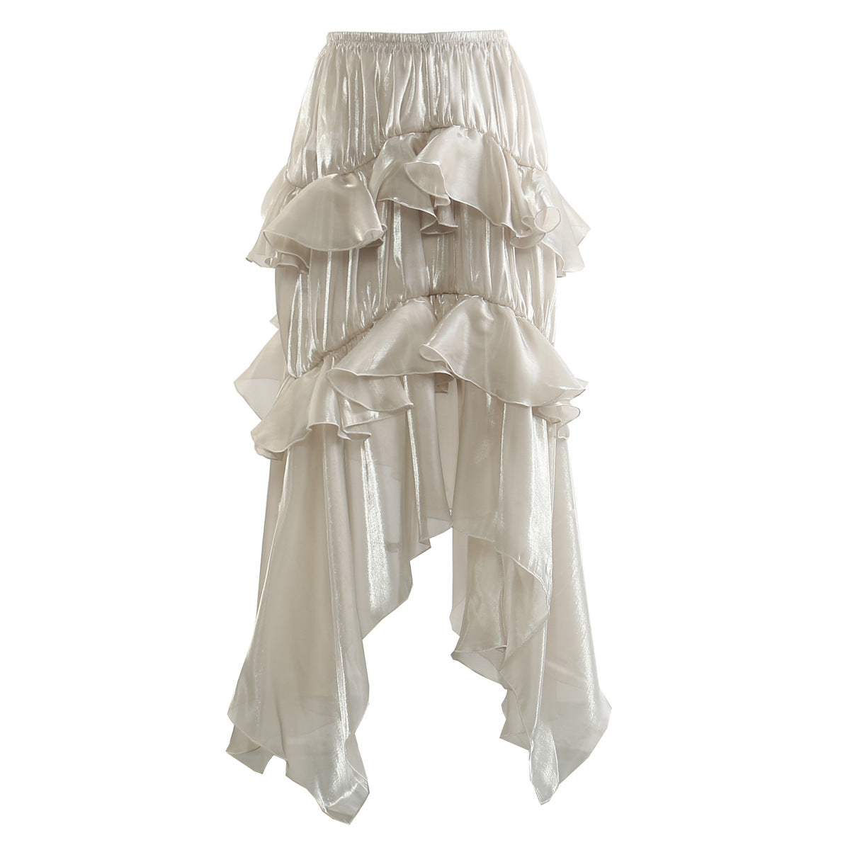 Personalized Elastic Waist Fluffy Cake Skirt for Women