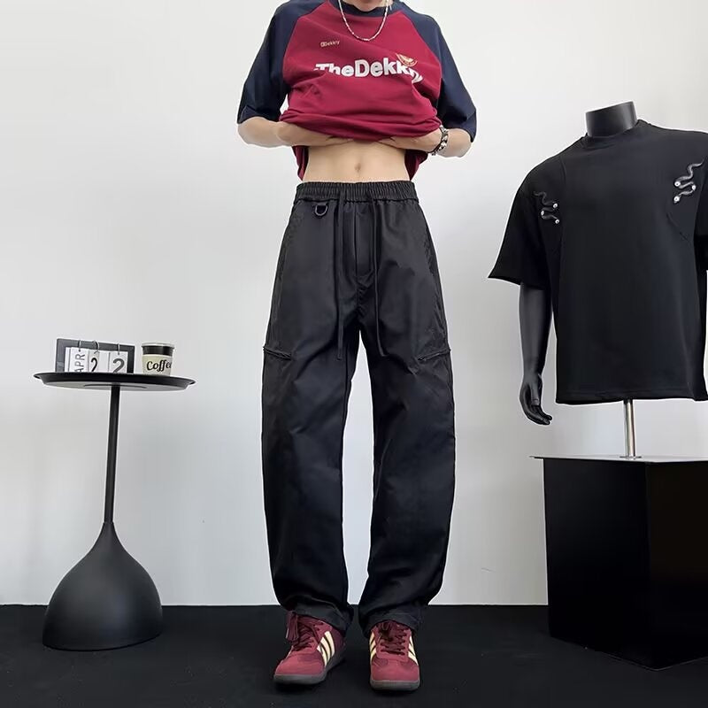 Quick Drying Loose Straight Leg Sweatpants - Harajuku Style