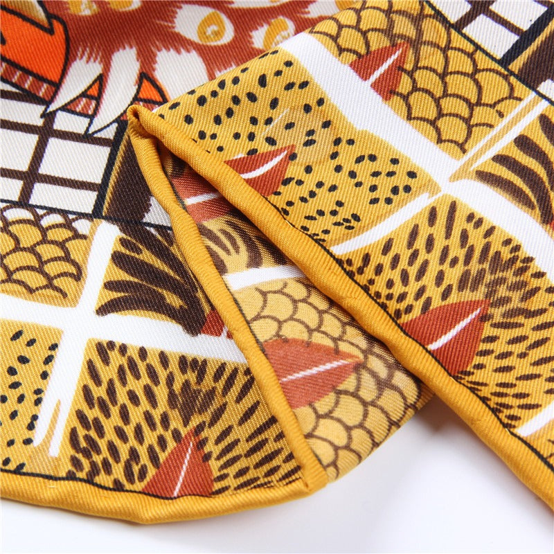 Animal Kingdom Twill Silk Scarf