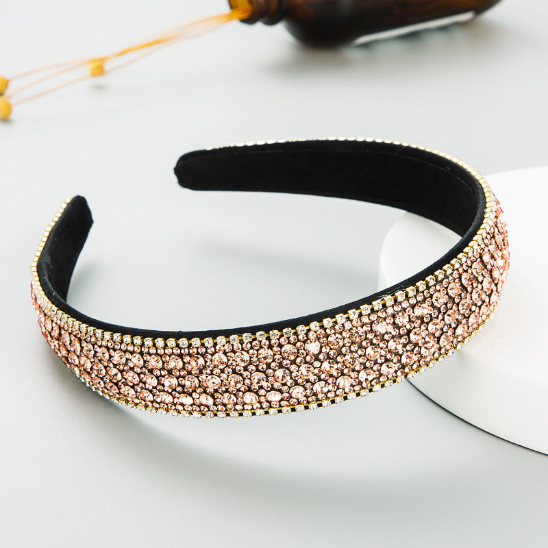 Vibrato Rhinestone Non-Slip Headband
