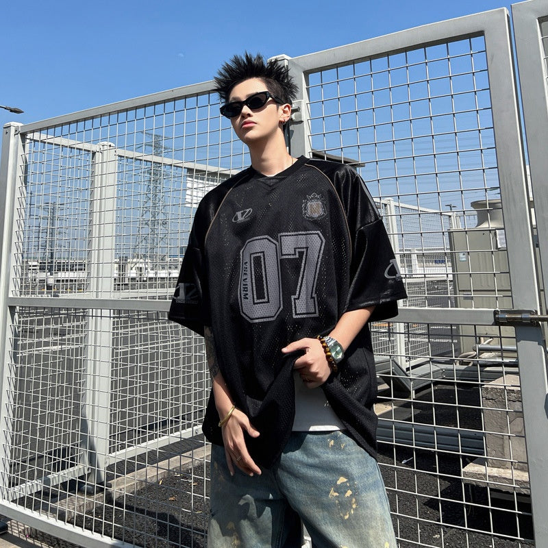 Harajuku Style Breathable Letter Print T-shirt
