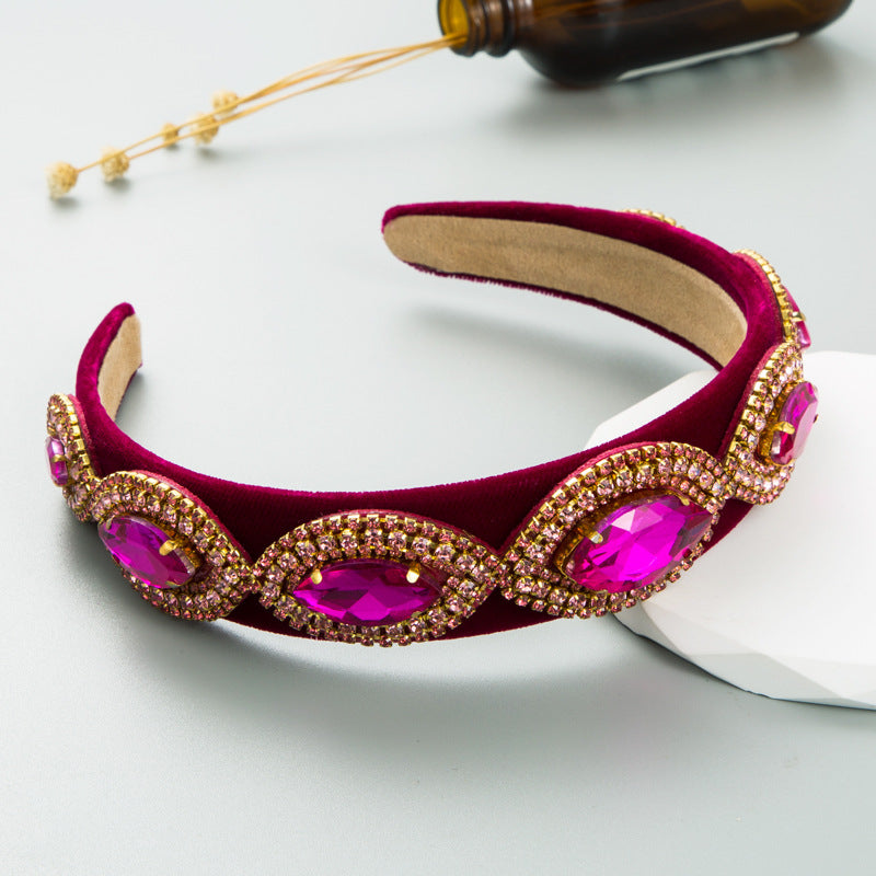 Super Flash Rhinestone Baroque Headband