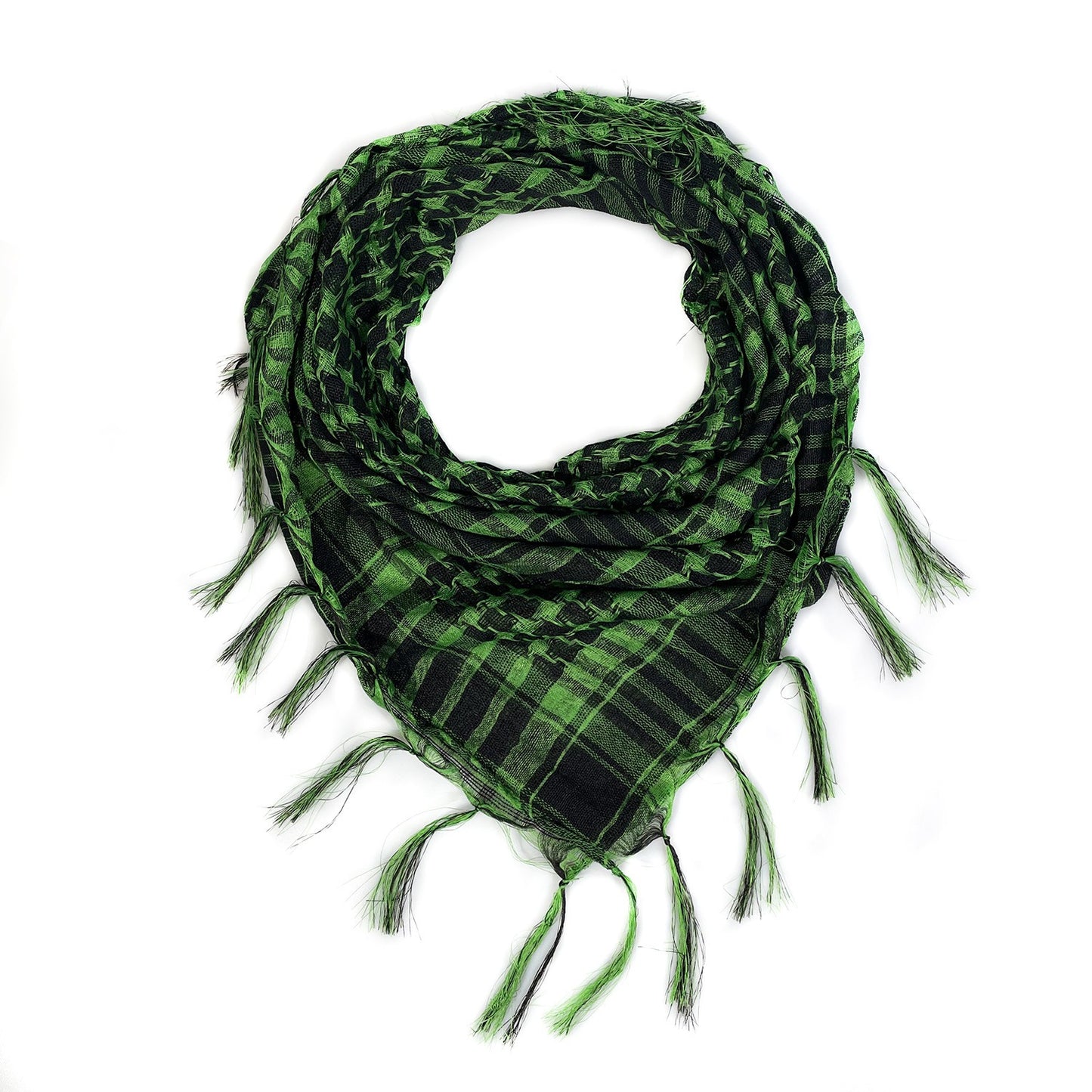 Harajuku Style Network Silk Thousand Bird Grid Scarf