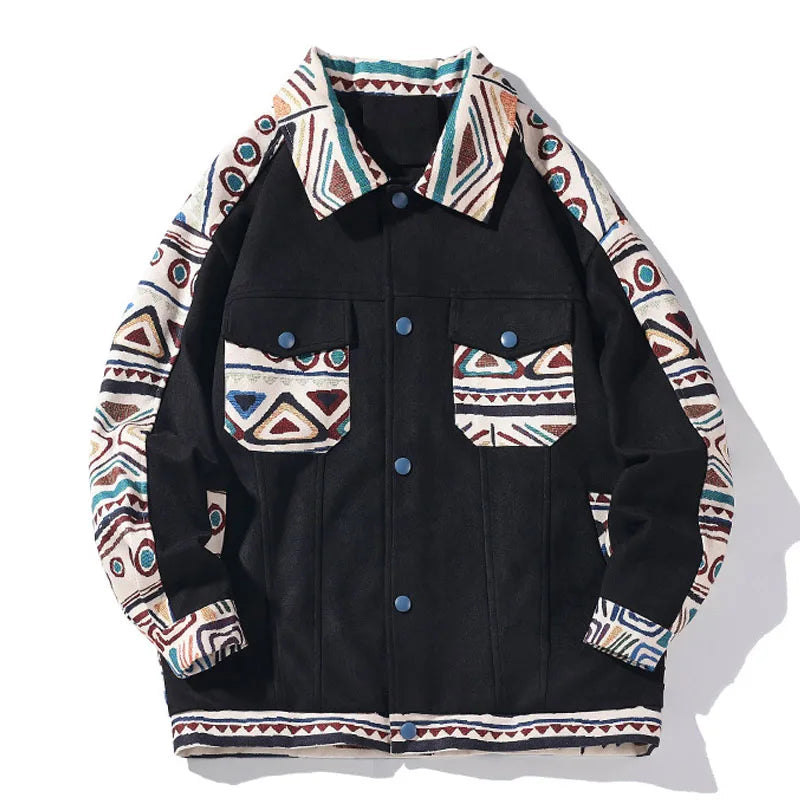 Hip Hop Oversized Varsity Jacket - Harajuku Style