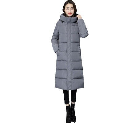 Korean Hooded Cotton Jacket for Women - Harajuku Style