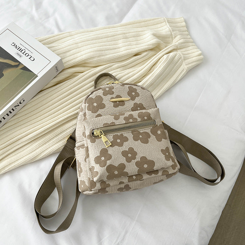 Trendy Printed Backpack for Women - Large Capacity Casual Bag