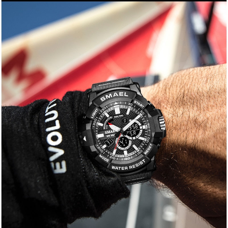 Men's Military Camouflage Waterproof Sport Watch
