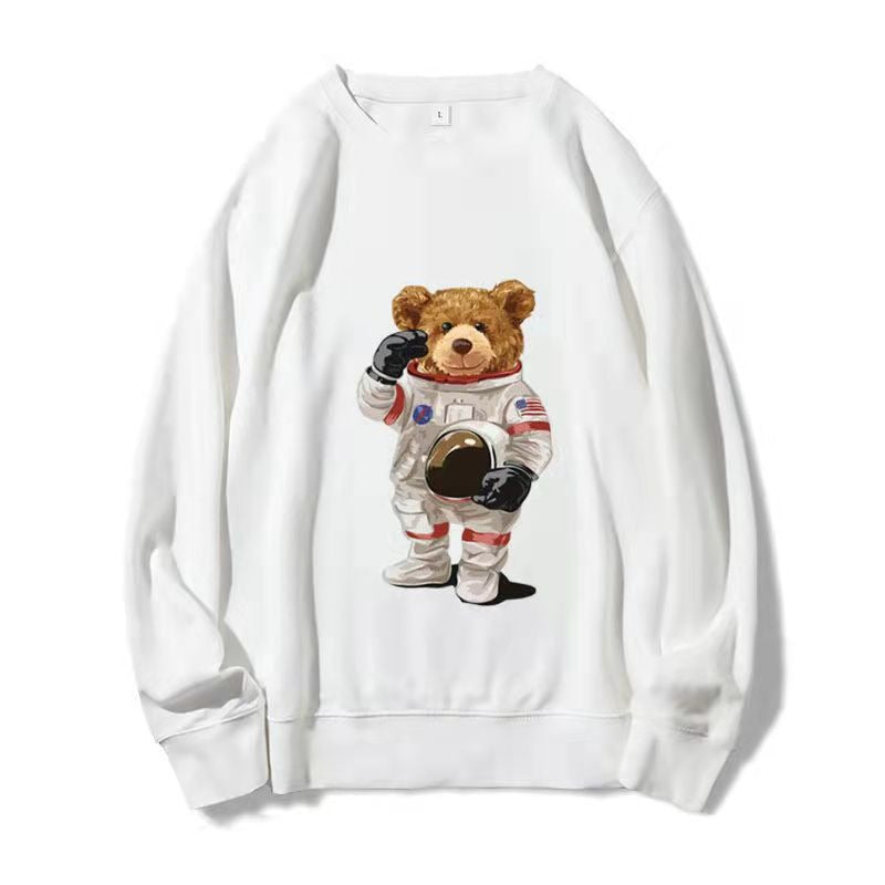 Korean Edition Loose Fit Casual Long Sleeve Sweater for Men