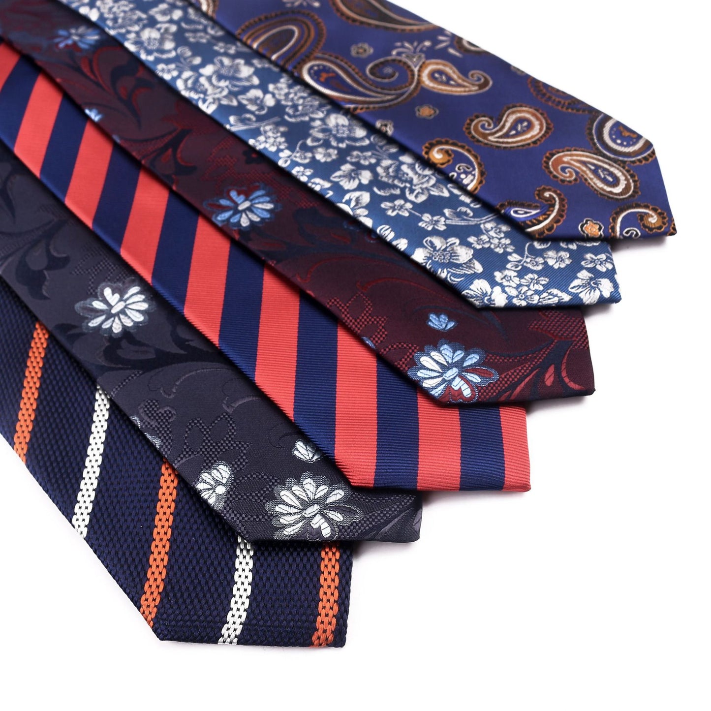 Men's Pineapple Dragonfly Pattern Jacquard Tie