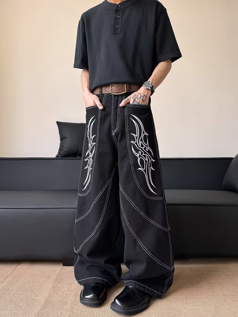 Summer Loose Straight Leg Wide Leg Pants