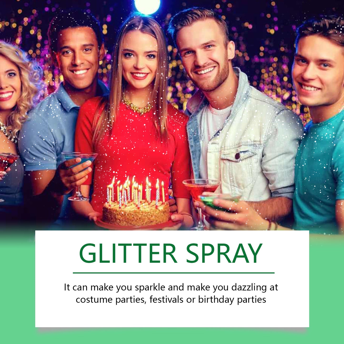 Glitter Sparkle Spray - Color Brightening Shimmer