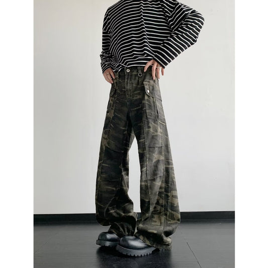 Harajuku Inspired Loose Straight Leg Pants