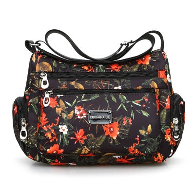 Harajuku Floral Shoulder Bag - Vintage Style Messenger Bag