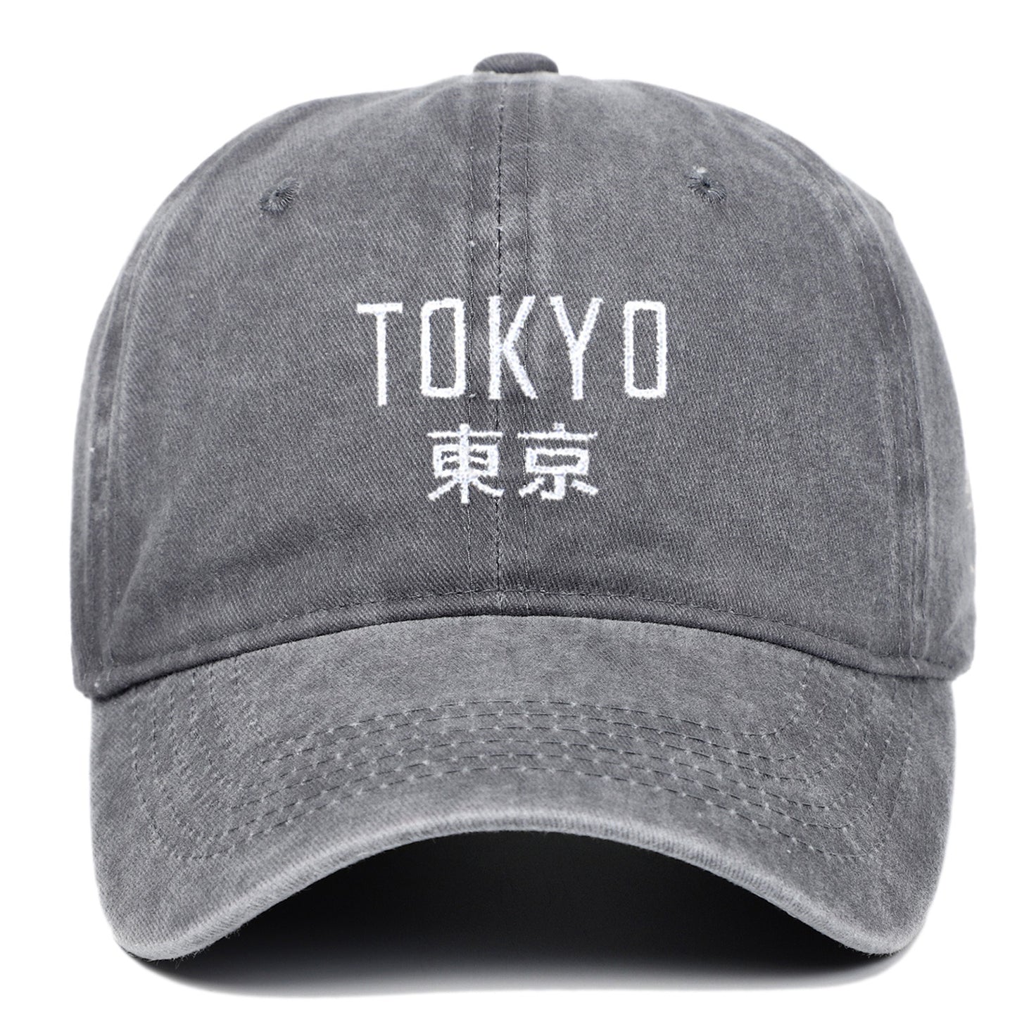 Tokyo Retro Embroidered Baseball Cap – Sun Protection & Style