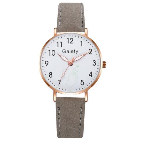 Vintage Harajuku Style Women's Leather Strap Watch