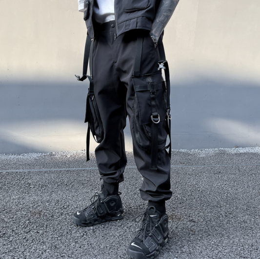 Harajuku Style Loose Overalls - Functional & Fashionable