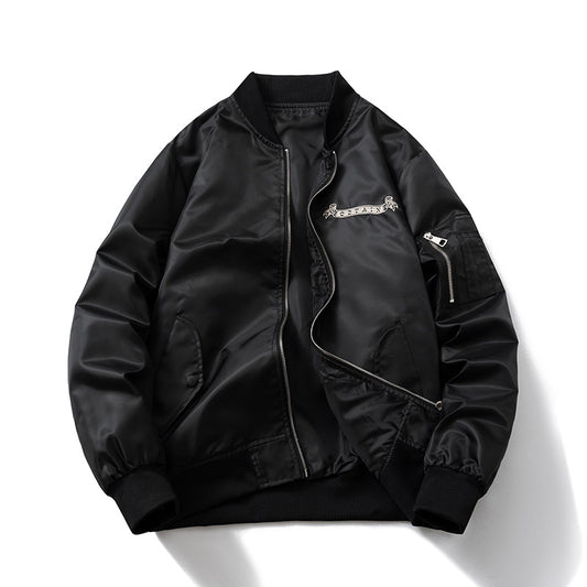 Harajuku Style Yokosuka Embroidered Jacket Air Force MA-1 Flight Suit Baseball Jacket BF Style Outerwear