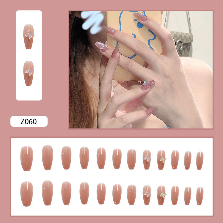 Aurora Butterfly Detachable Nail Patch Set
