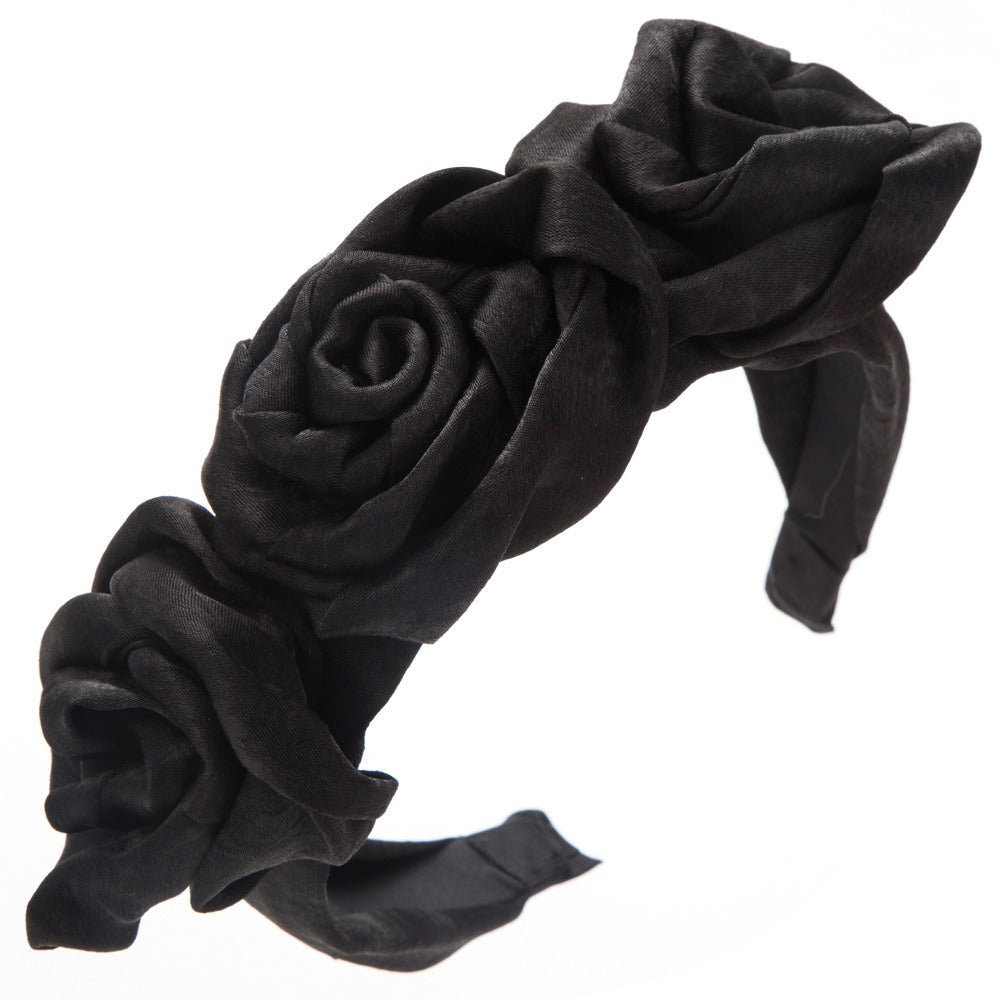 Handmade Rose Fabric Headband
