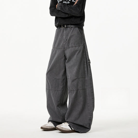 Irregular Deconstruction Denim Pants for Summer