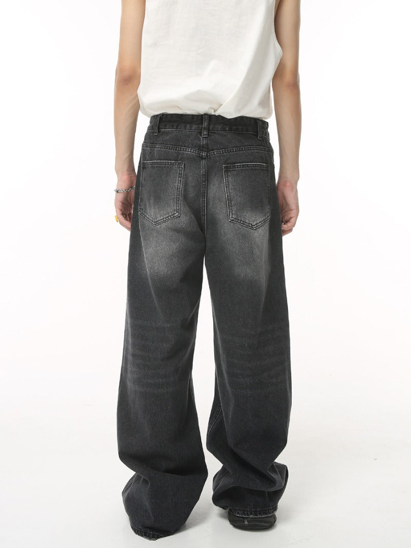 Harajuku Wide Leg Loose Fit Jeans