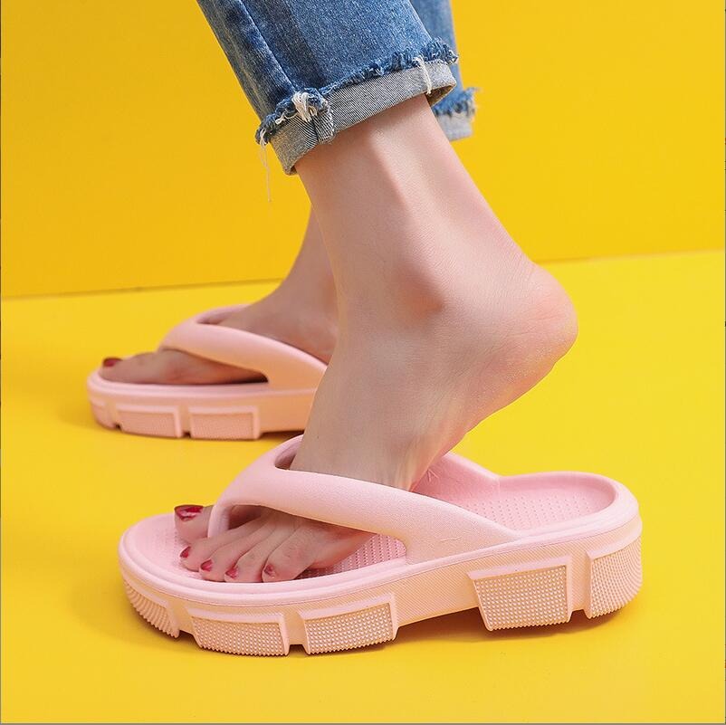 Custom Wedge Slippers - Soft Non-Slip Beach Flip-Flops