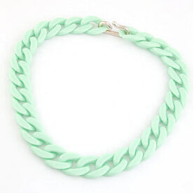 Colorful Chunky Chain Necklace for Women - Harajuku Style