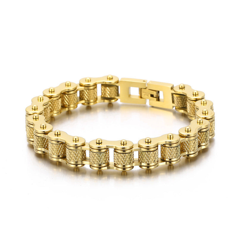 Harajuku Style Bicycle Chain Bracelet for Men
