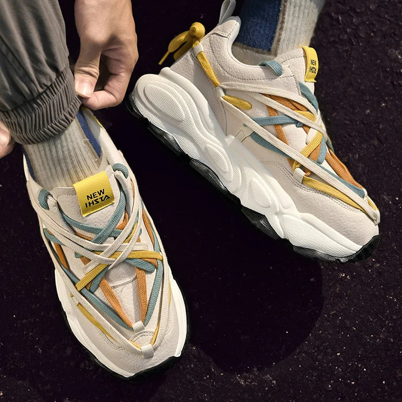 Men's Harajuku Style Casual Sneakers