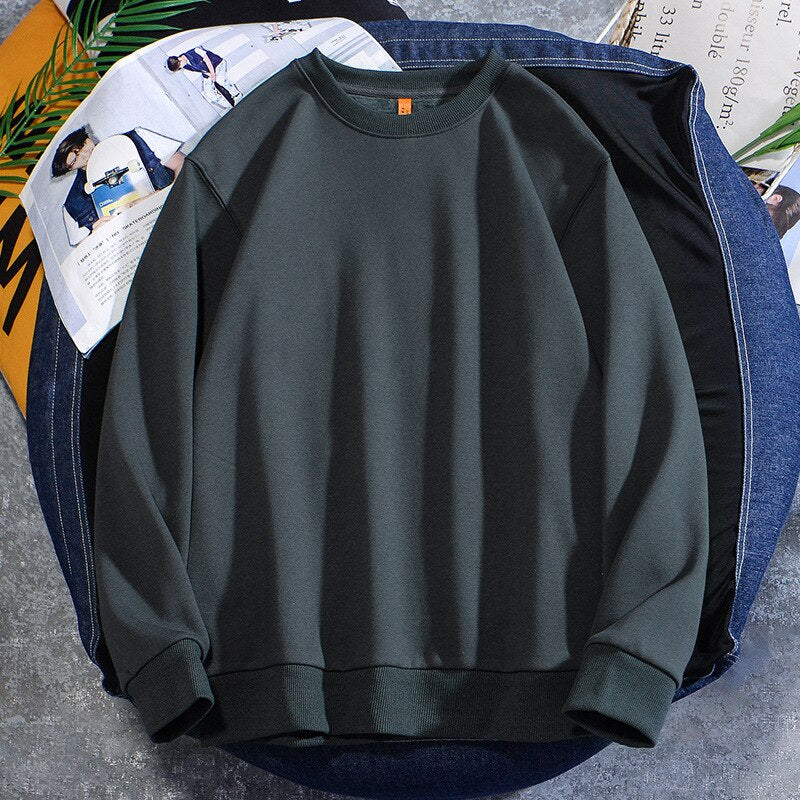 Harajuku Style Men's Casual Hoodie - Multicolor Cotton Fleece