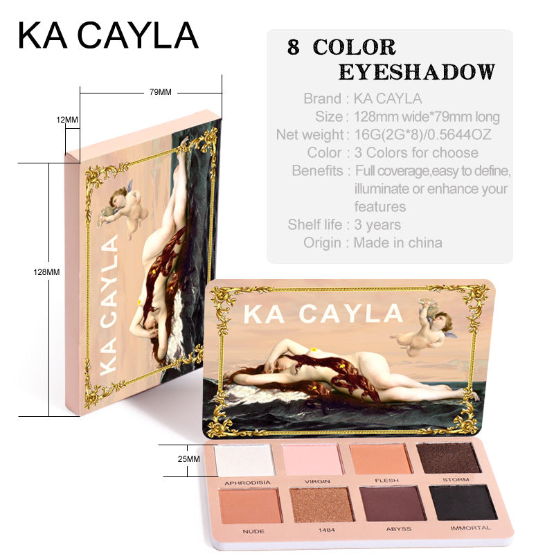 8 Color Harajuku Style Eyeshadow Palette - Matte & Glitter