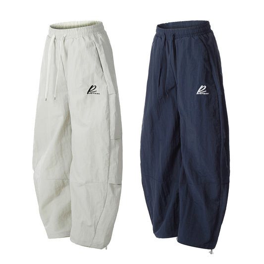 Harajuku Style Loose Wide-Leg Tapered Casual Pants for Men