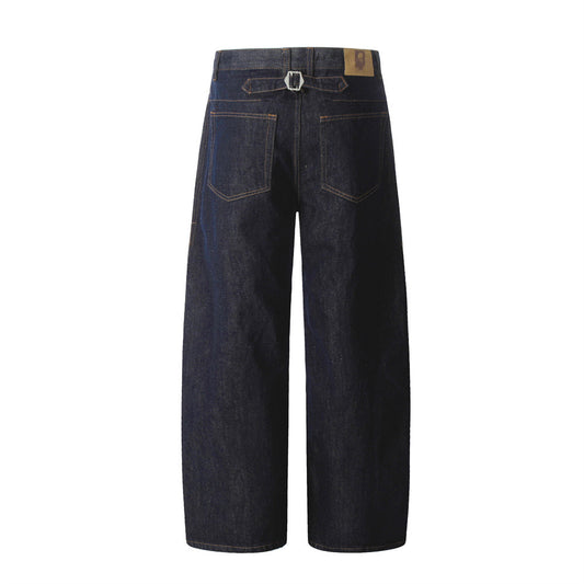 Harajuku Style Cow Bell Bottom Jeans for Men