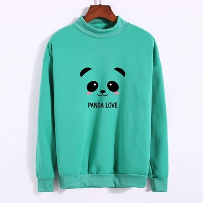 Kawaii Panda Printed Harajuku Sweatshirt for Women