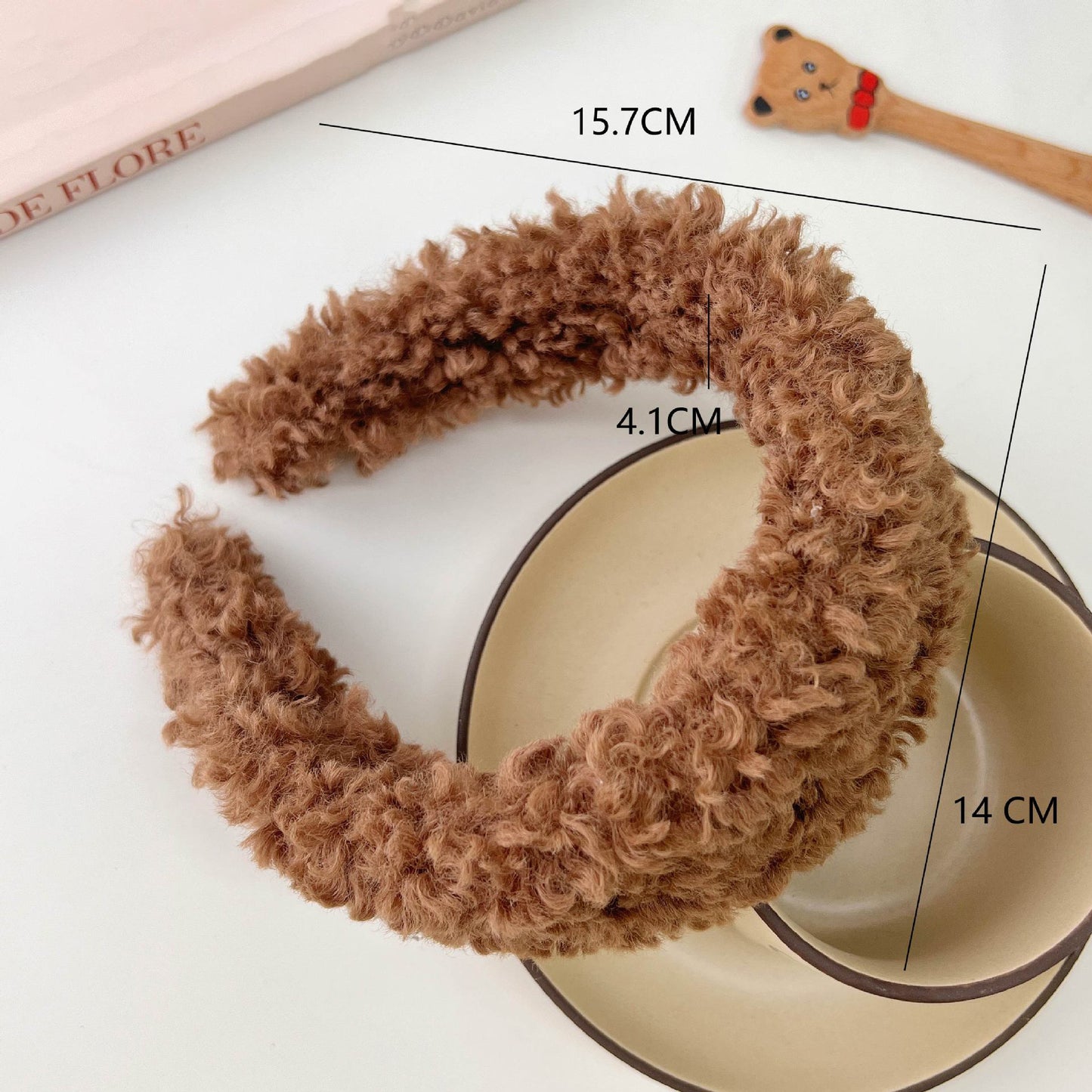 Coffee Color High Skull Top Hair Hoop