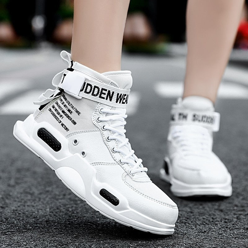 Breathable Mesh Casual Sneakers for Men - Harajuku Style