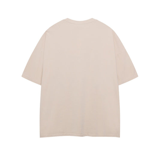 1992 Playful Patchwork Cotton T-Shirt for Men