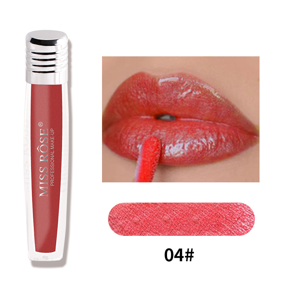 Candy Pearl Lip Gloss - Non-Sticky Velvet Finish