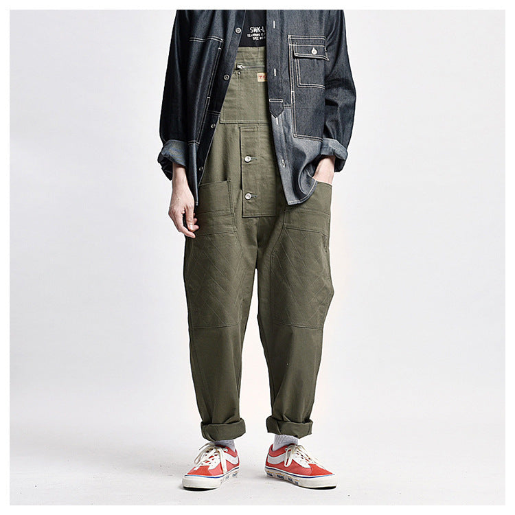 Ameri Multi-Pocket Tool Suspenders Trousers