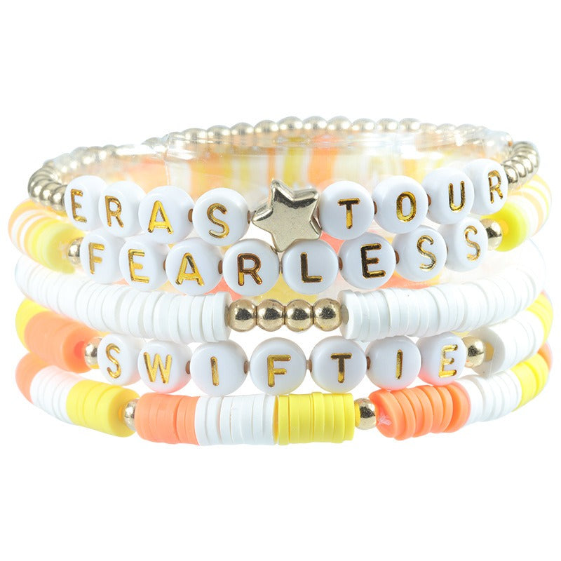 Colorful Harajuku Style Beaded Bracelet Set