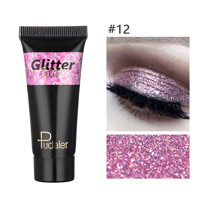 Harajuku Monochrome Glitter Eyeshadow - 12 Colors